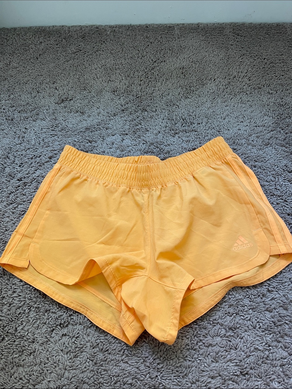 Adidas Orange Workout Shorts